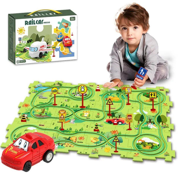 مجموعة مسارات سيارات السباق